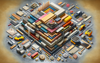 Как комбинировать материалы покрытий пола